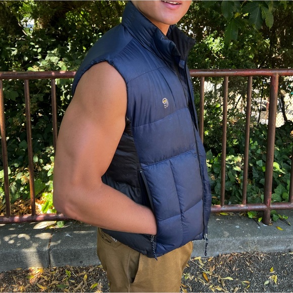 MOUNTAIN HARDWEAR MEN GOOSE DOWN JACKET VEST COAT THICK PUFFER THERMAL WARM HIKE - Picture 6 of 16